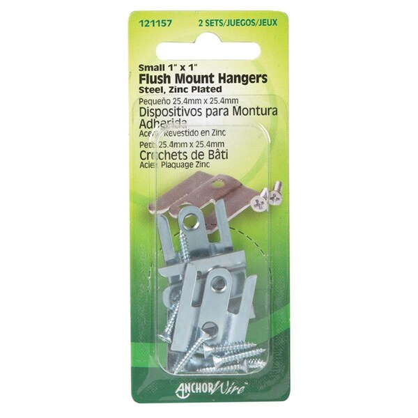 Aceds 1 x 1 in. Flush Mount Hangers, 10PK 5329941 - main